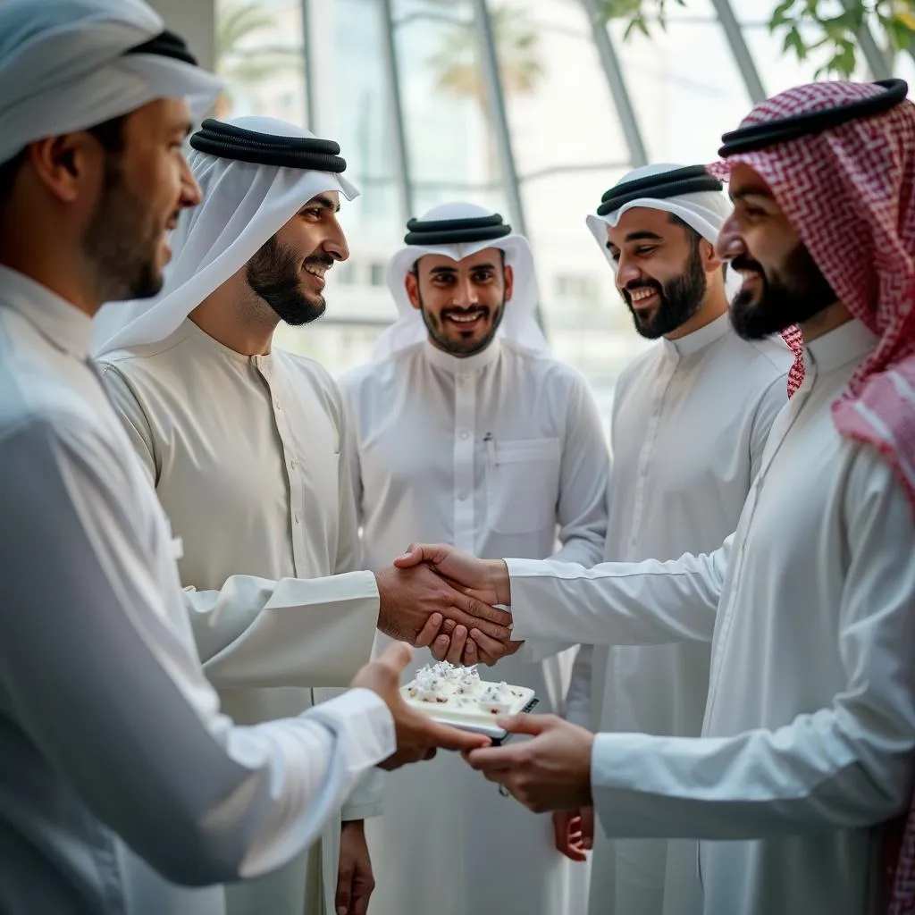 احتفال بإنجاز عميل
